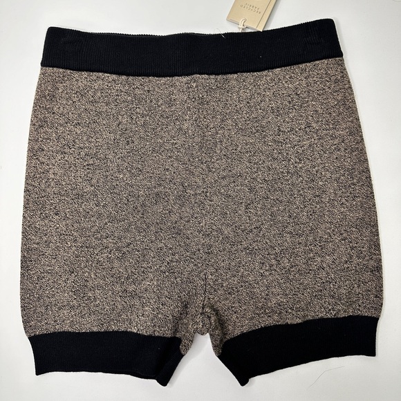Nude Lucy active knit shorts NWT Brown and Black colorway - Picture 2 of 8